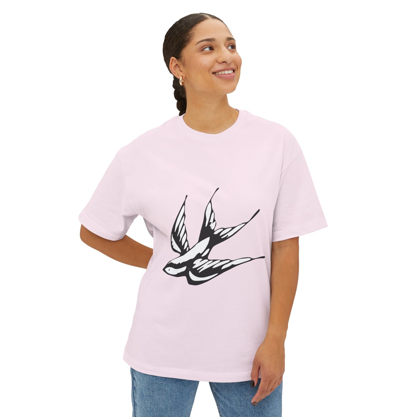 Flight Marked Unisex Oversized Boxy Tee