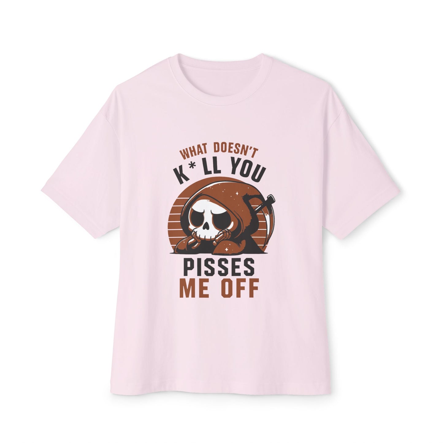Oversized boxy Tee – Snazzy Piss Me off Edition