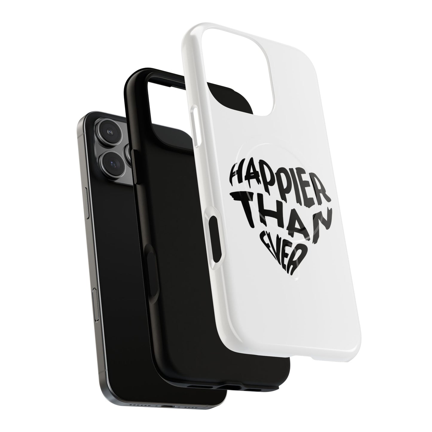 Happier Heart Lettering Tough Magnetic Case