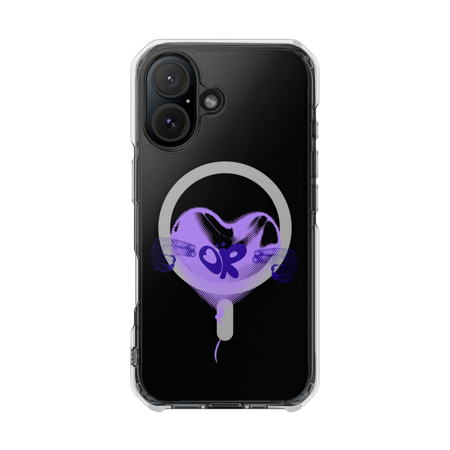 Heart Balloon OR Pop Art Magnetic Clear Impact Case
