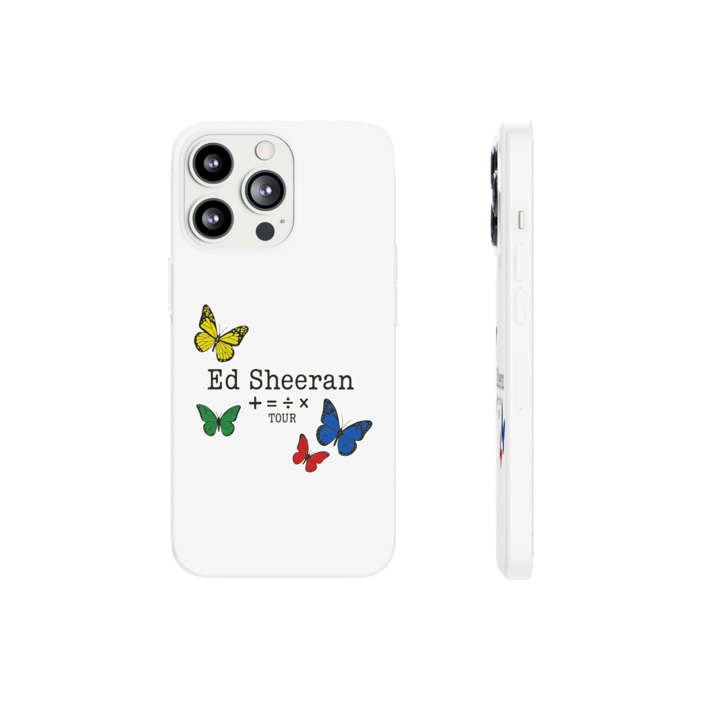Flexi Case – Ed Sheeran butterfly edition (iPhone X–16 Pro Max)