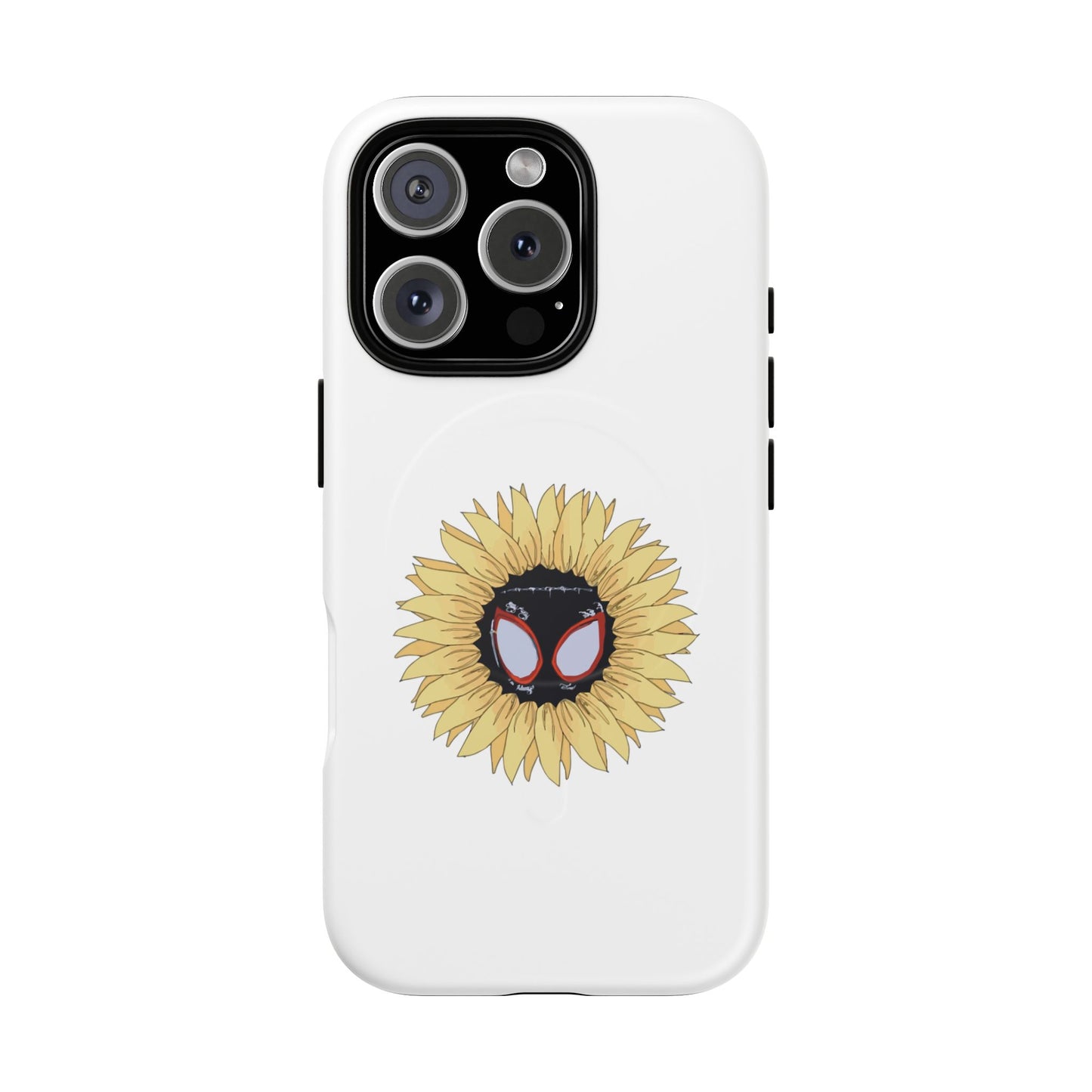 Sunflower Mask Illustration Tough Magnetic Case