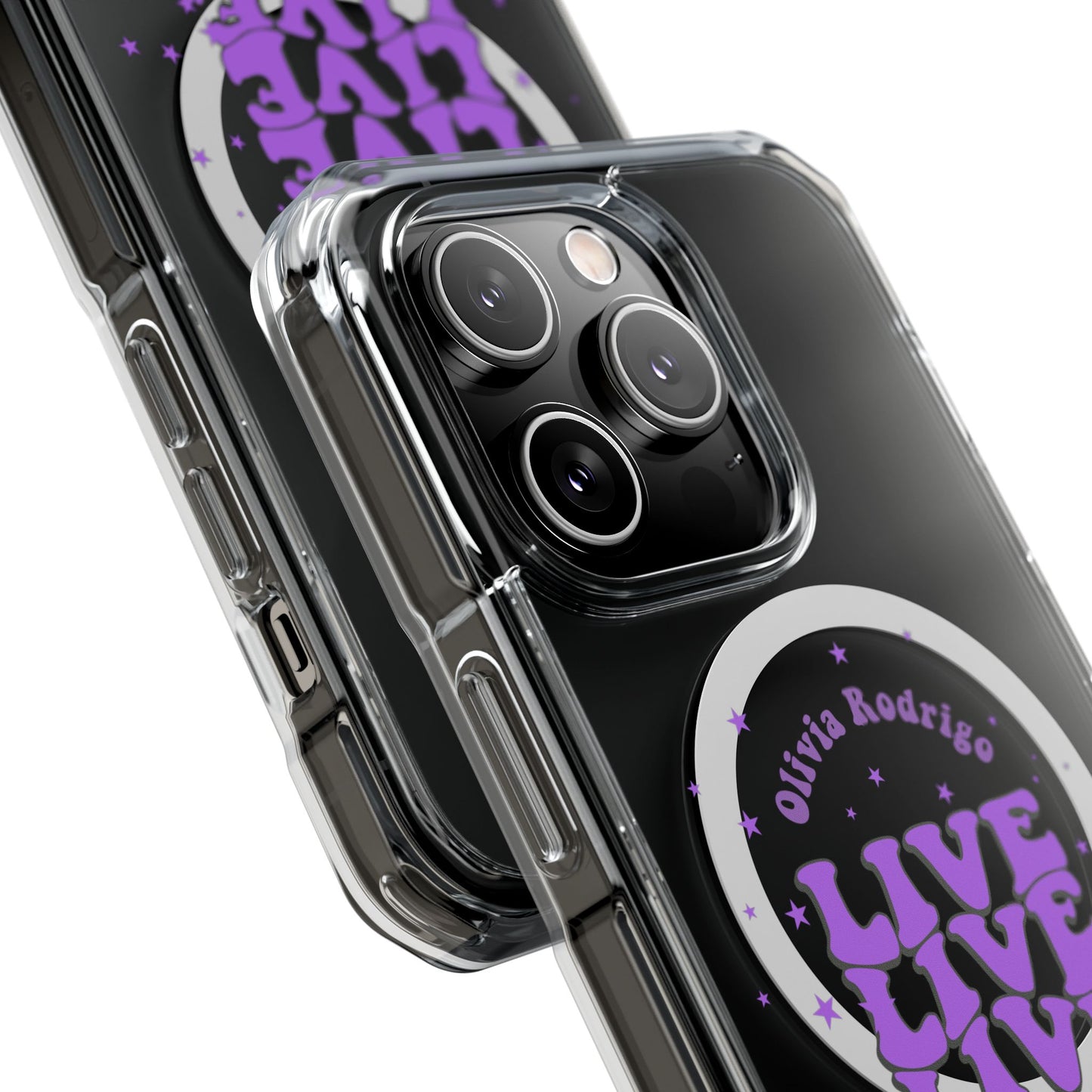 Olivia Rodrigo Live World Tour Magnetic Clear Impact Case