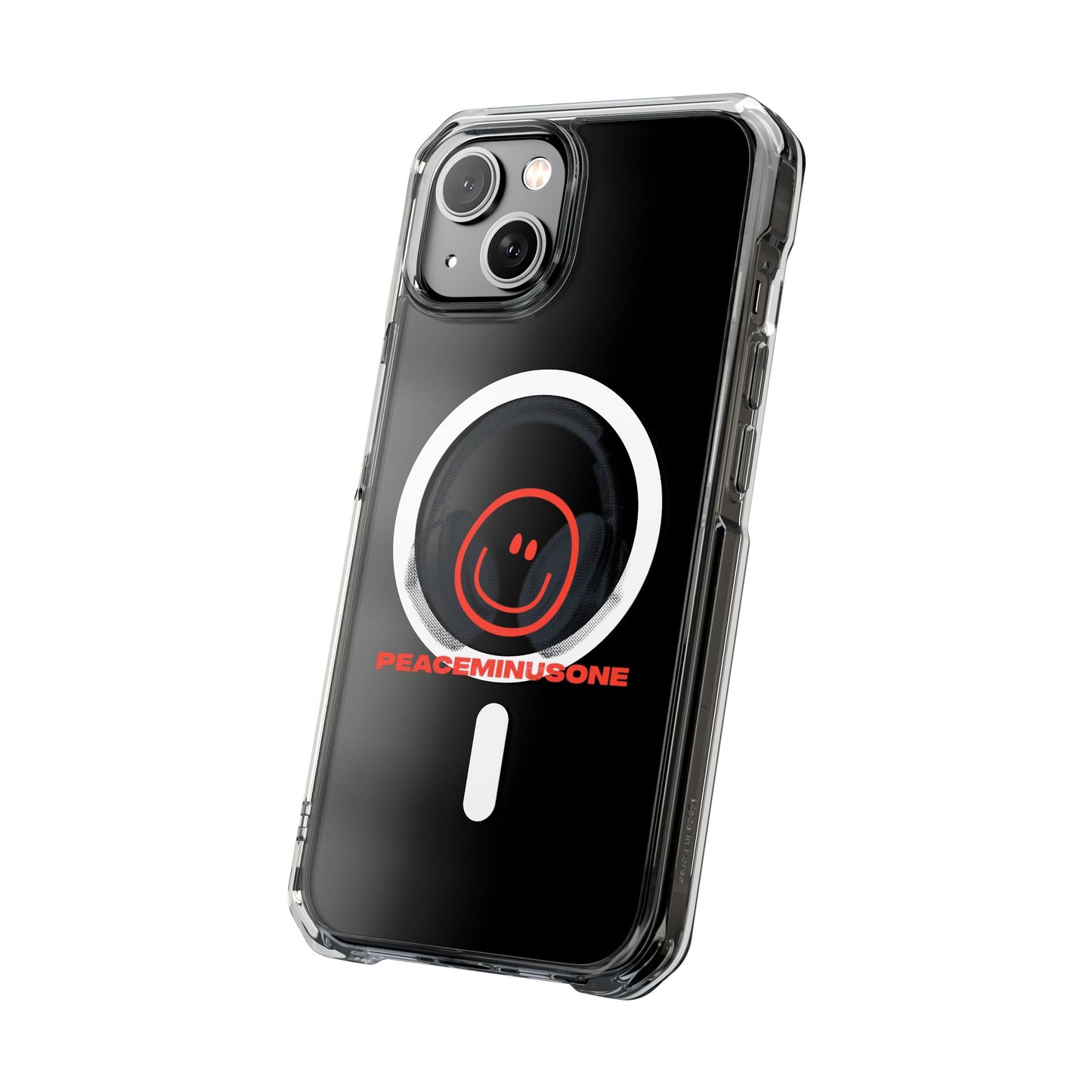 Smiley Beats Graphic Magnetic Clear Impact Case