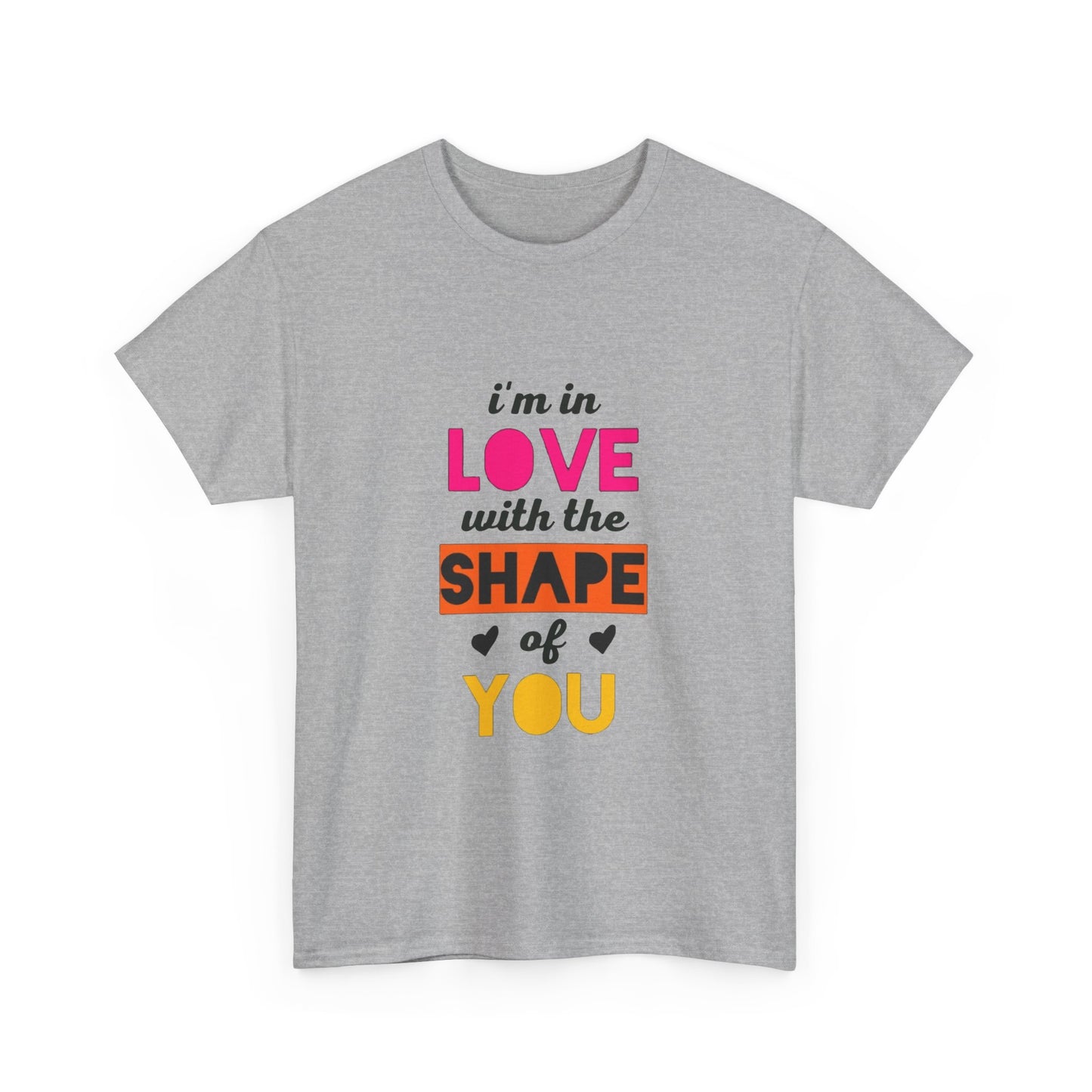 Orange Divide Symbol Unisex Heavy Cotton Tee