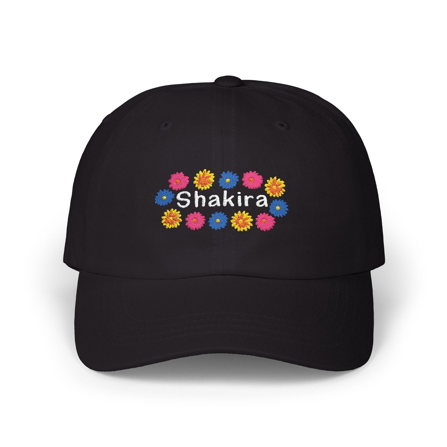 Retro Floral Groove Classic dad cap