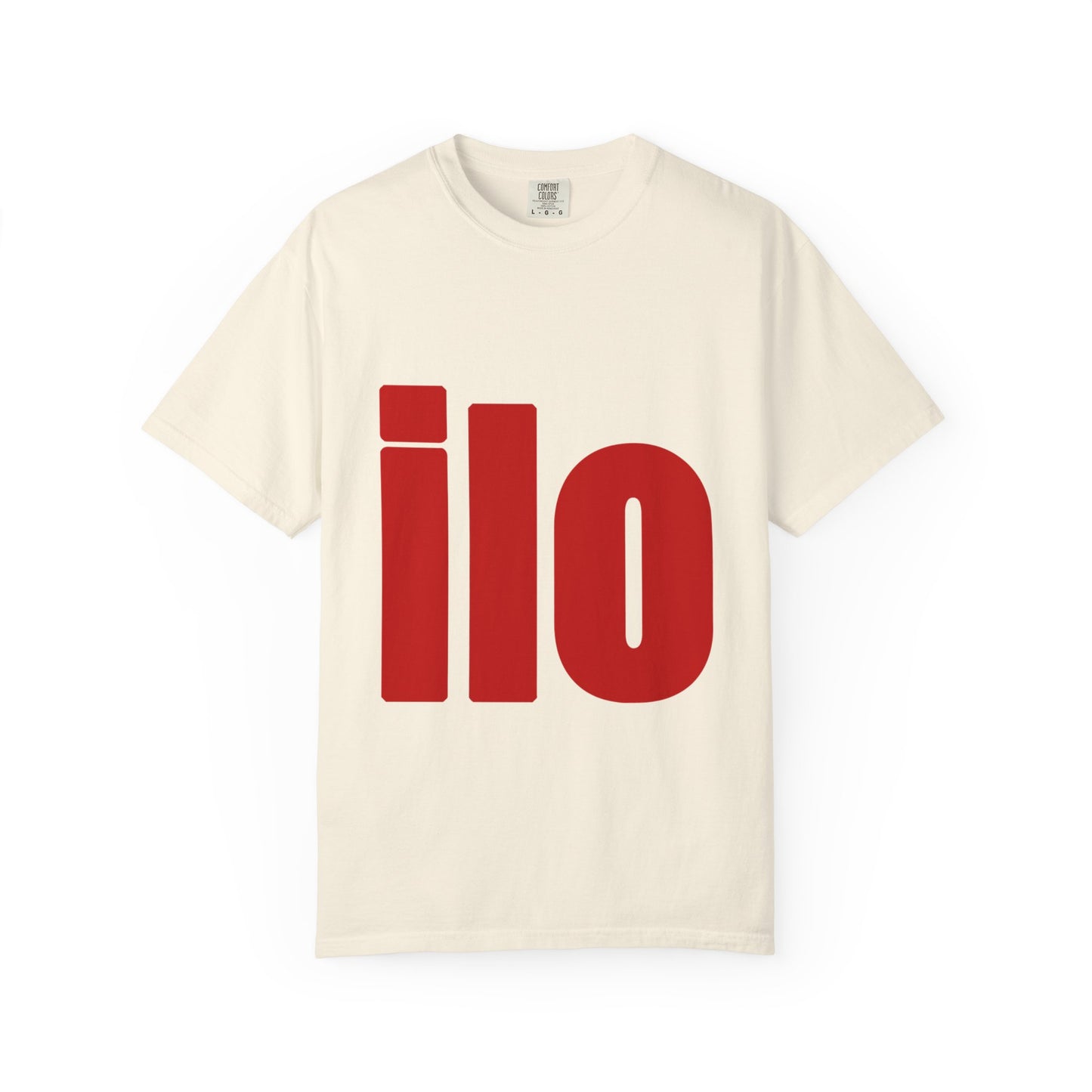 ILO Bold Red Block Unisex Dyed T-shirt