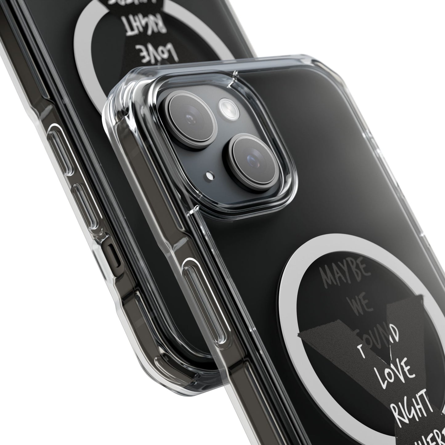 Abstract Paw and Brush Stroke Magnetic Clear Impact Case
