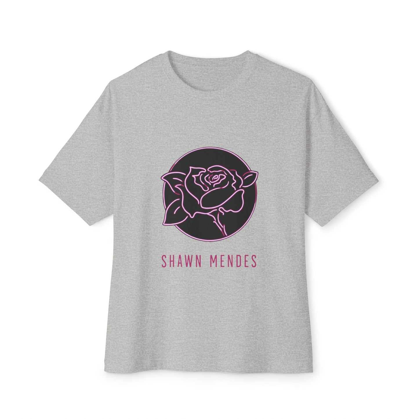 Neon Bloom Unisex Oversized Boxy Tee