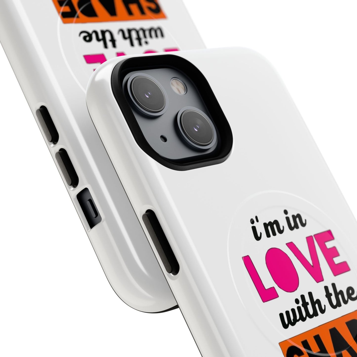 Orange Divide Symbol Tough Magnetic case