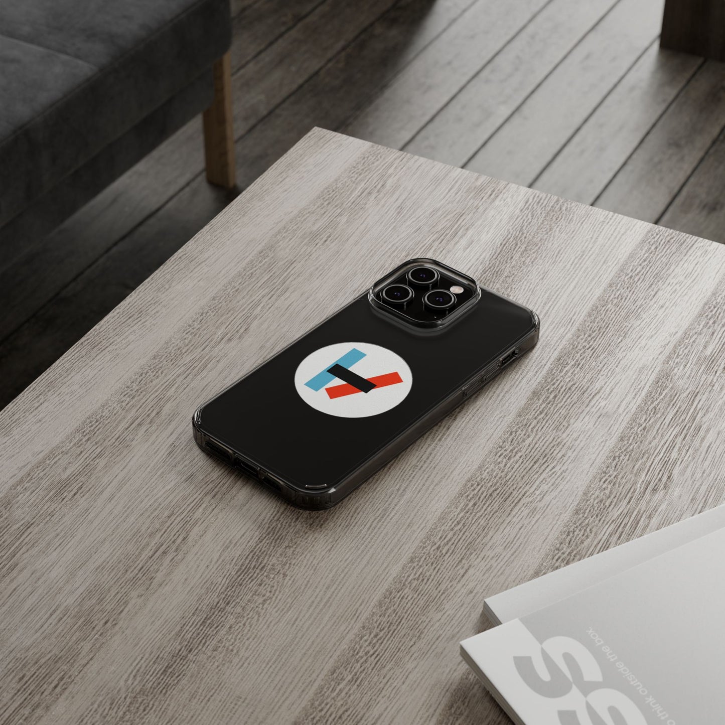 Circle Flame Clear Case