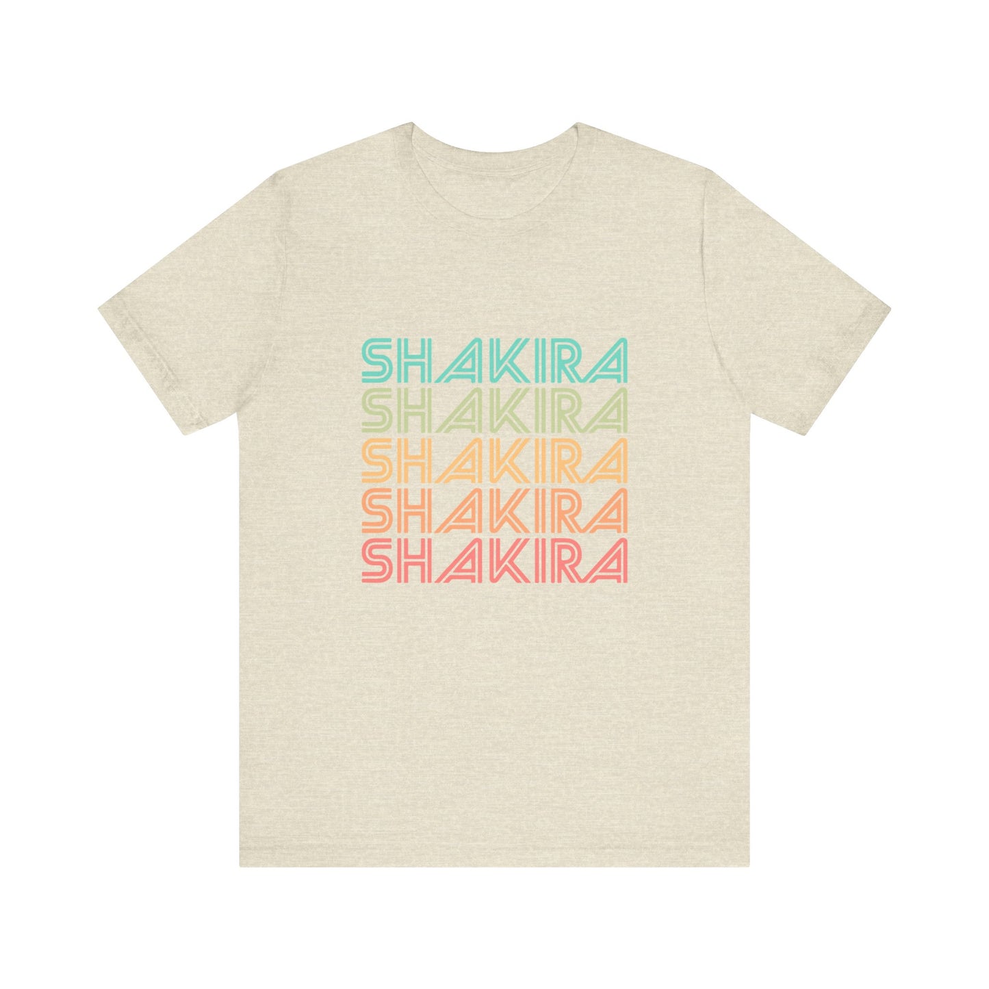 Retro Pop Lines Unisex jersey short sleeve tee
