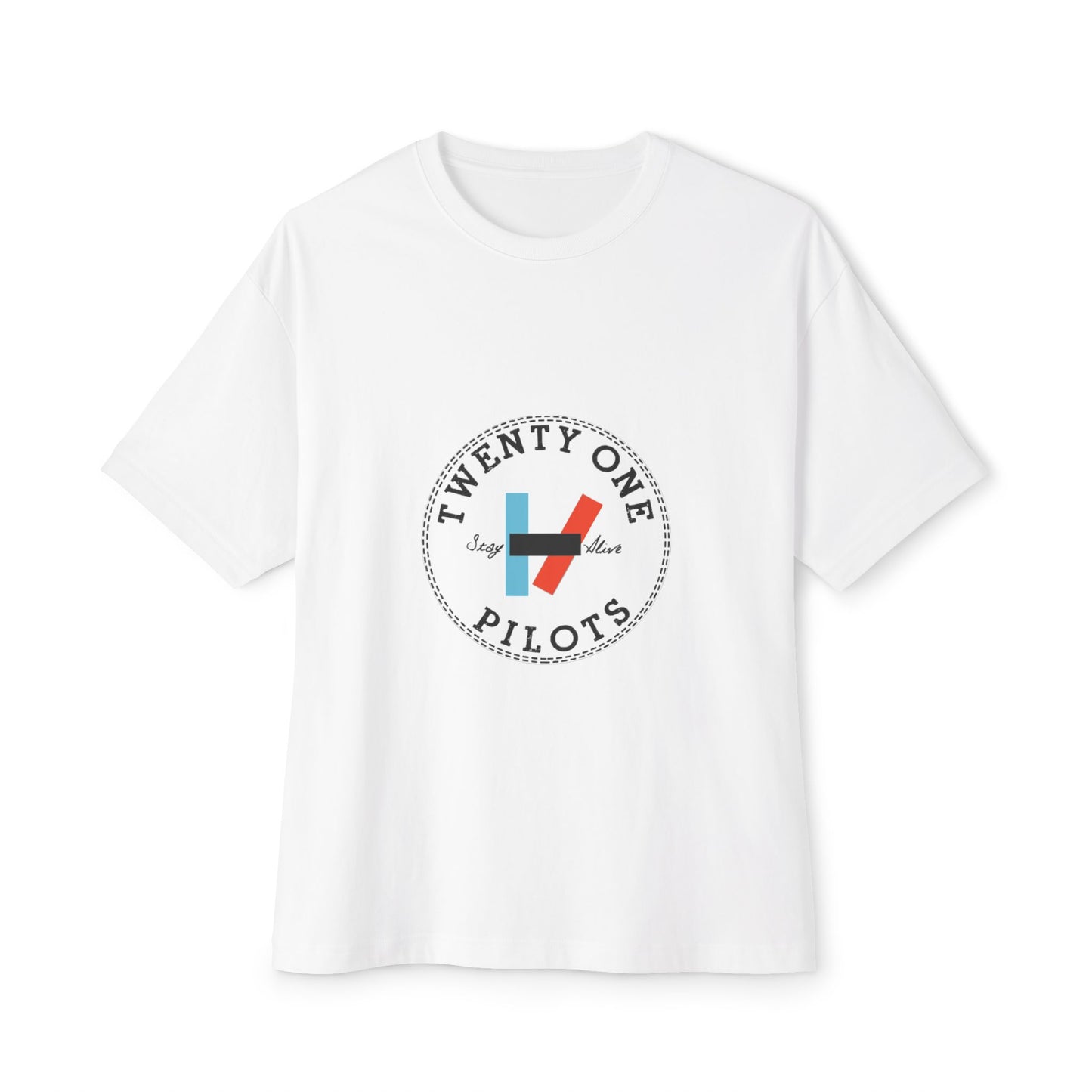 Trident Glow Unisex Oversized Boxy Tee