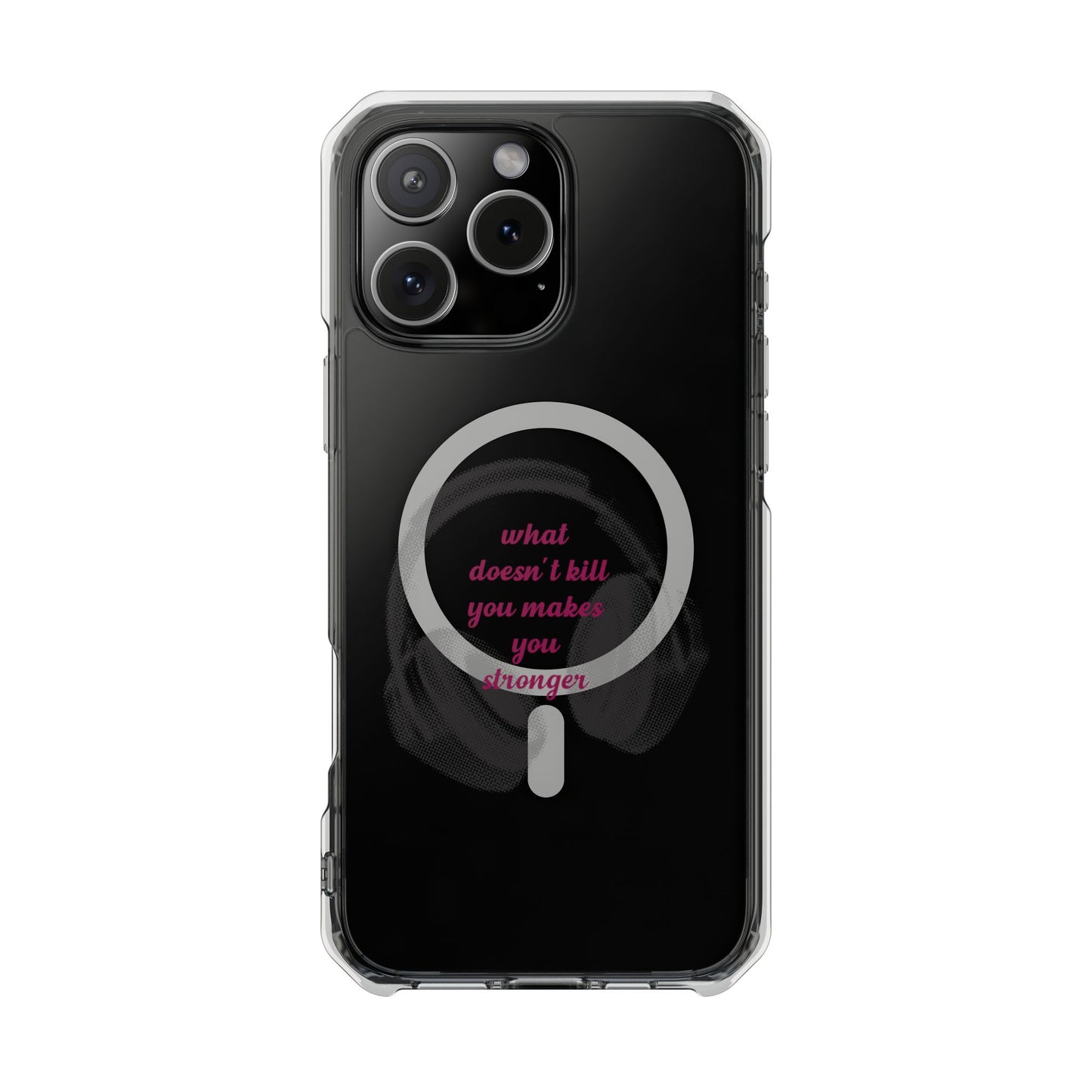 Stronger Soundwaves Magnetic clear Impact Case