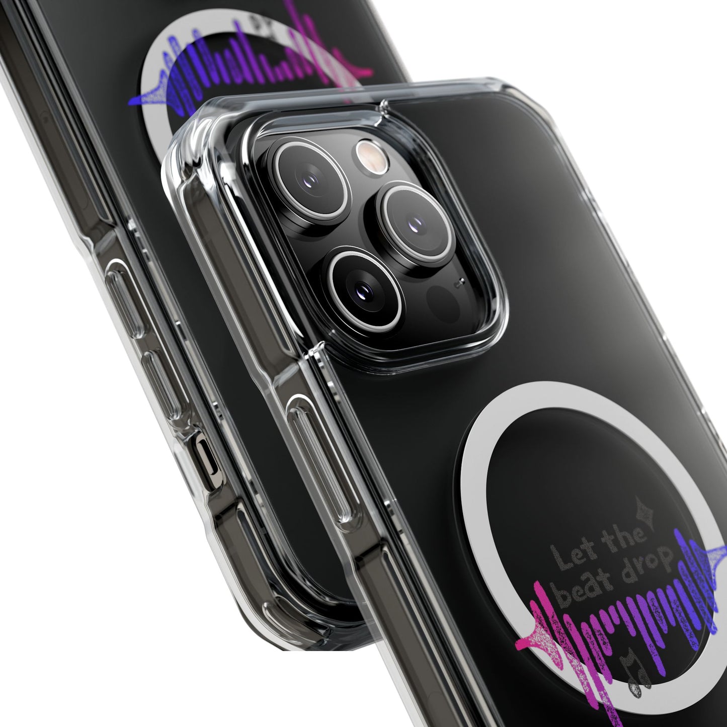 Bold Beats Visualizer Magnetic clear Impact Case