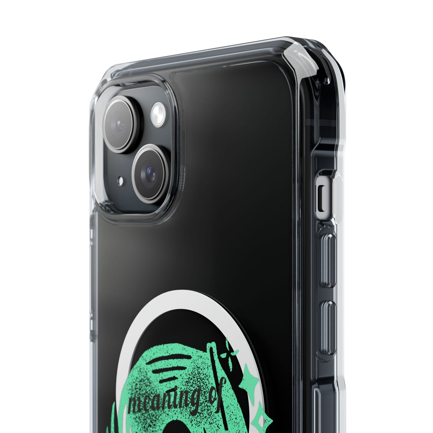 Vinyl Dreams Speak Magnetic clear Impact Case
