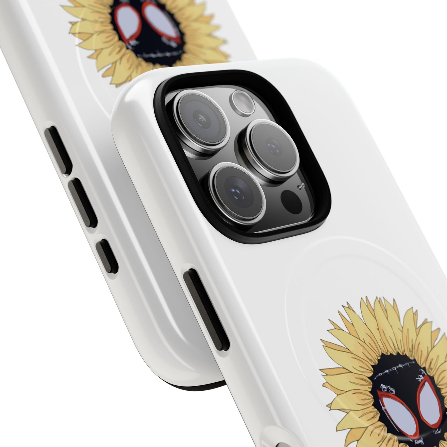 Sunflower Mask Illustration Tough Magnetic Case