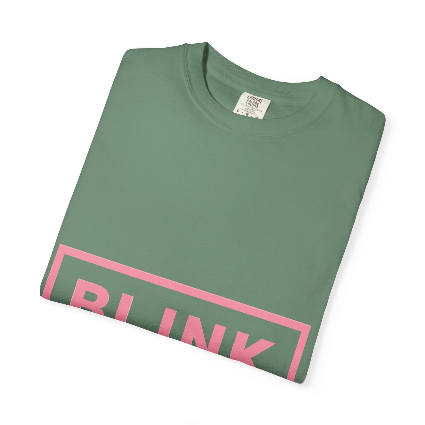 Minimal BLINK Logo – Dyed T-shirt