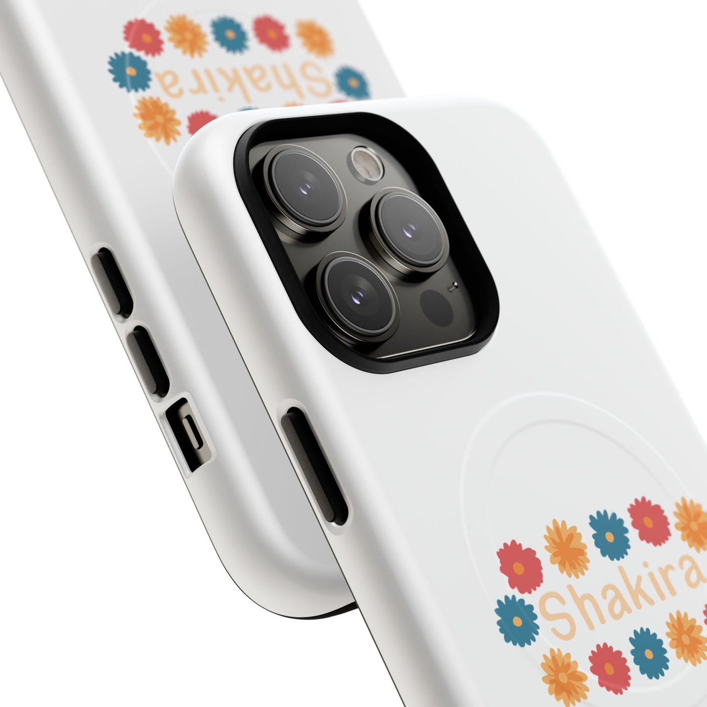 Retro Floral Groove Tough Magnetic case