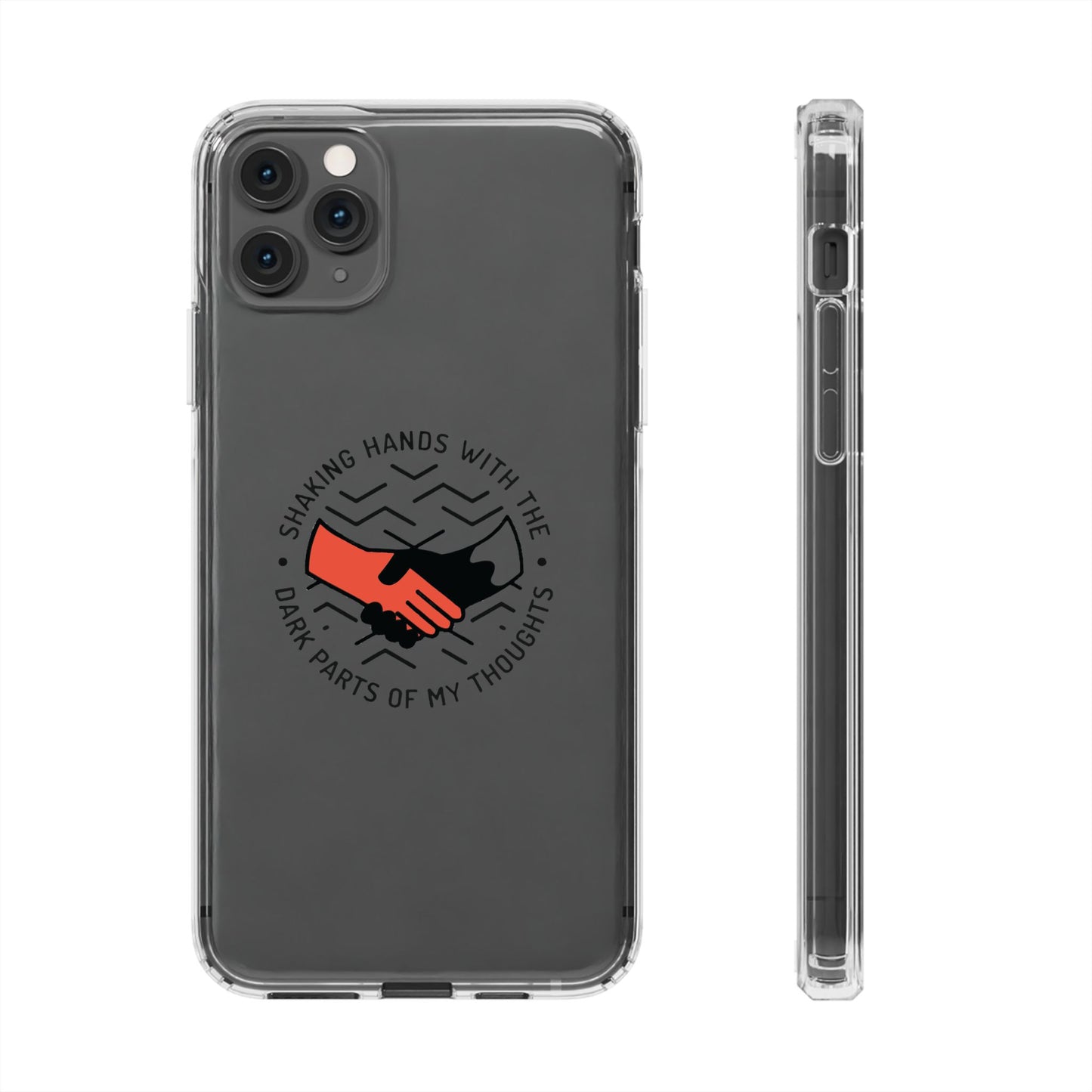 Dark Grip Clear Case