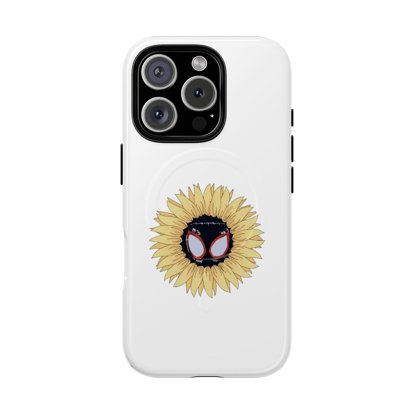 Sunflower Mask Illustration Tough Magnetic Case