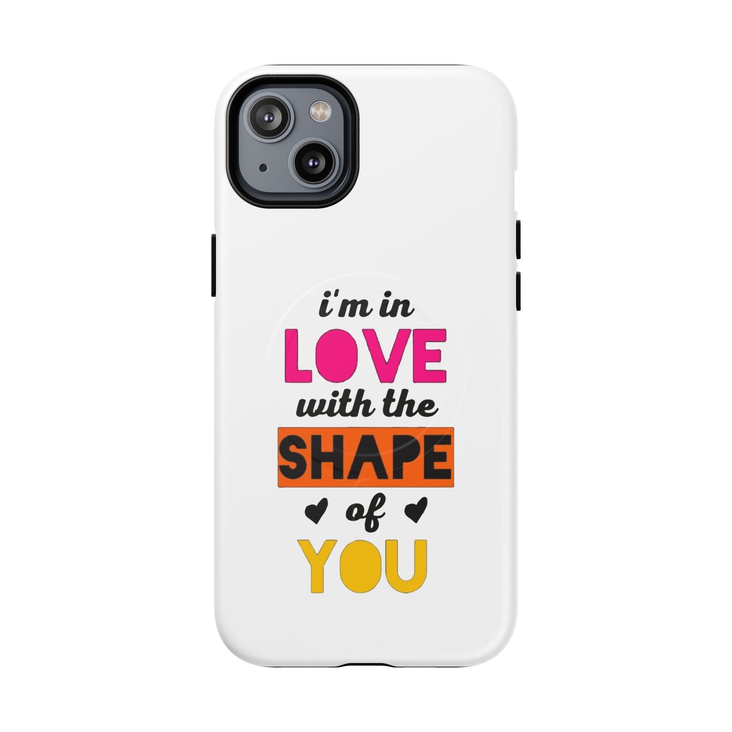 Orange Divide Symbol Tough Magnetic case