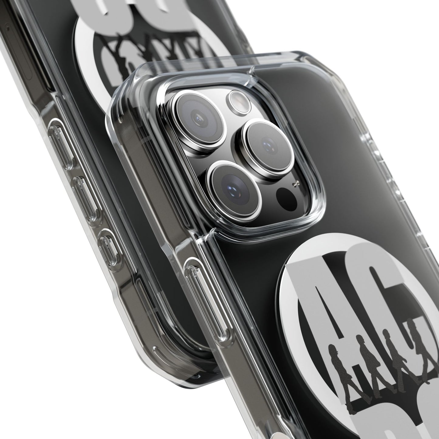 Retro Walk Rock Magnetic Clear Impact case