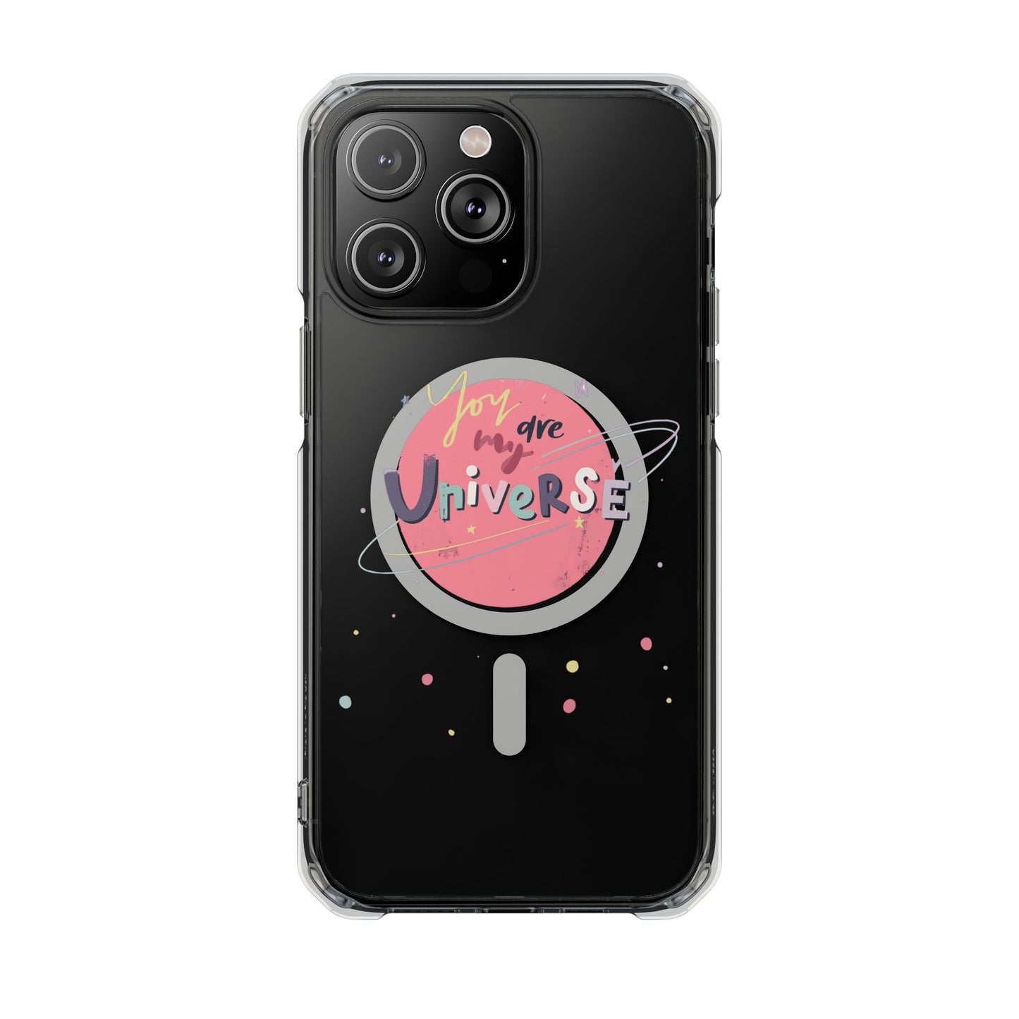 Pastel Planet & Universe Magnetic Clear Impact case