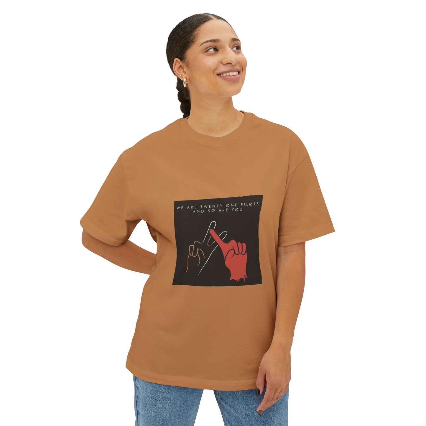 Unity Signal Unisex Oversized Boxy Tee