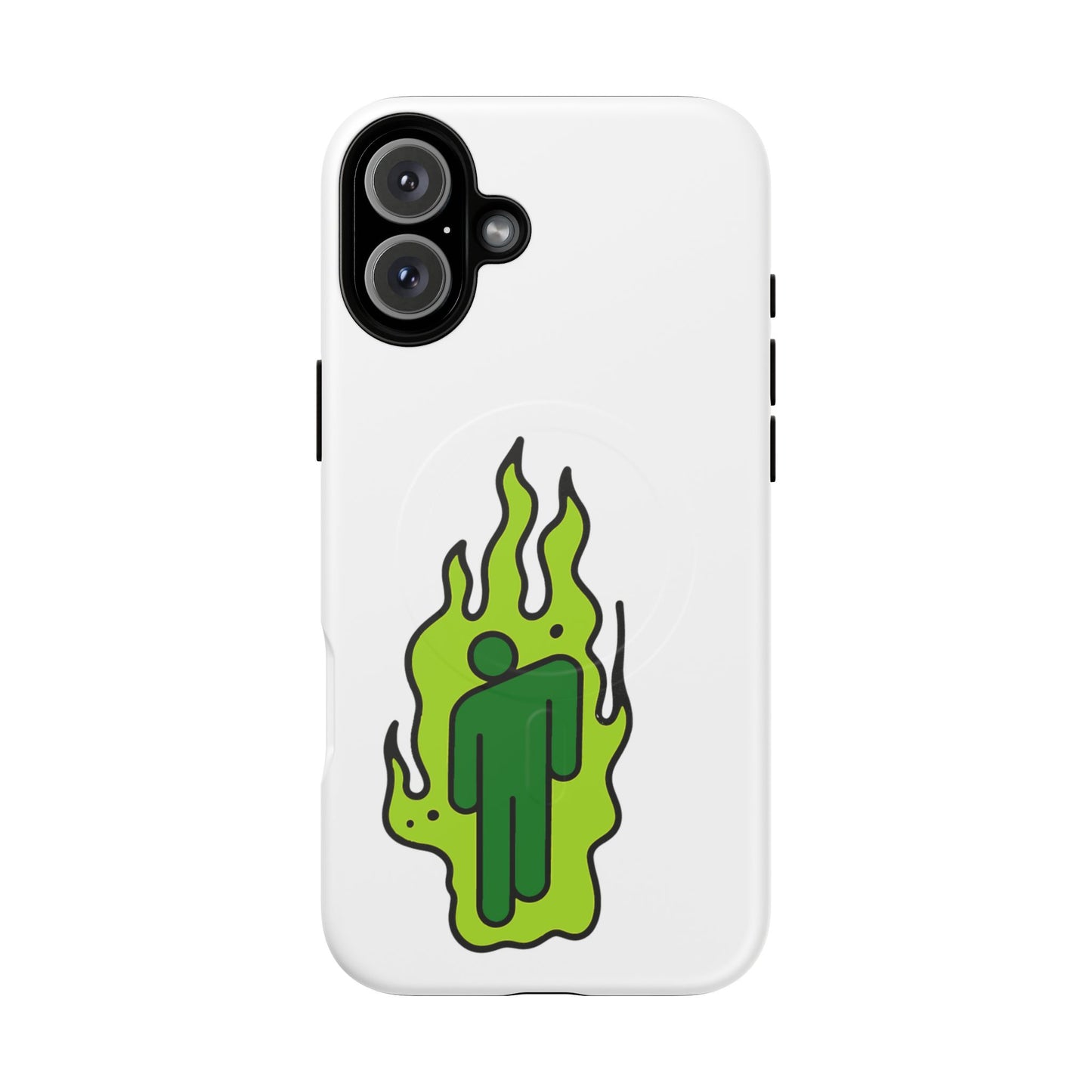 Green Flame Icon Tough Magnetic Case