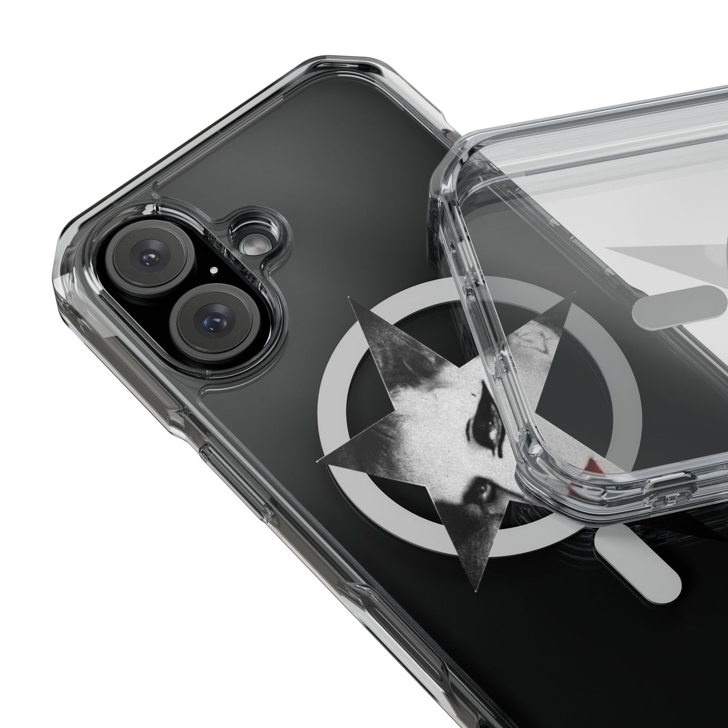Born This Way Star Face Magnetic clear case