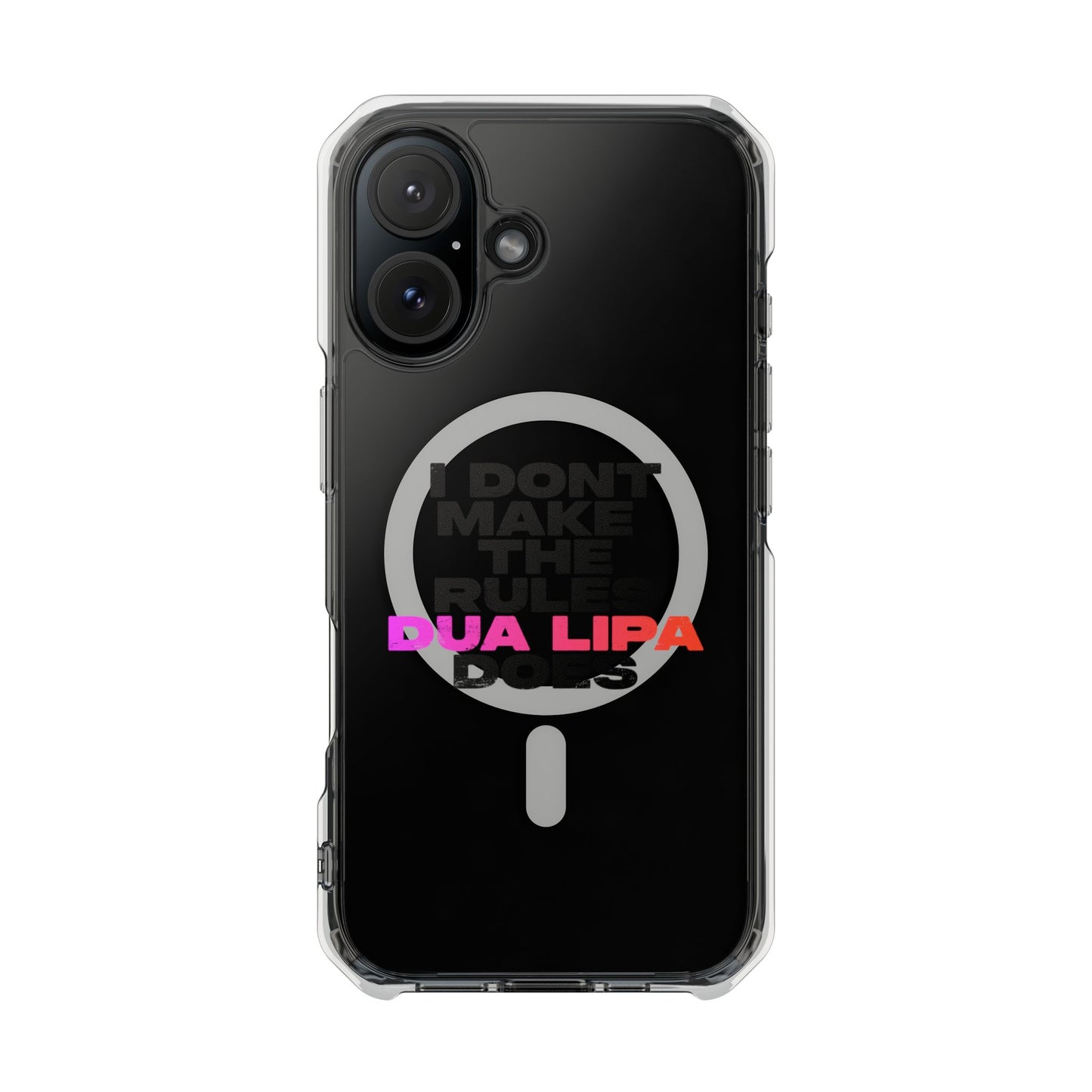 Retro Fade Letter Magnetic Clear Impact case