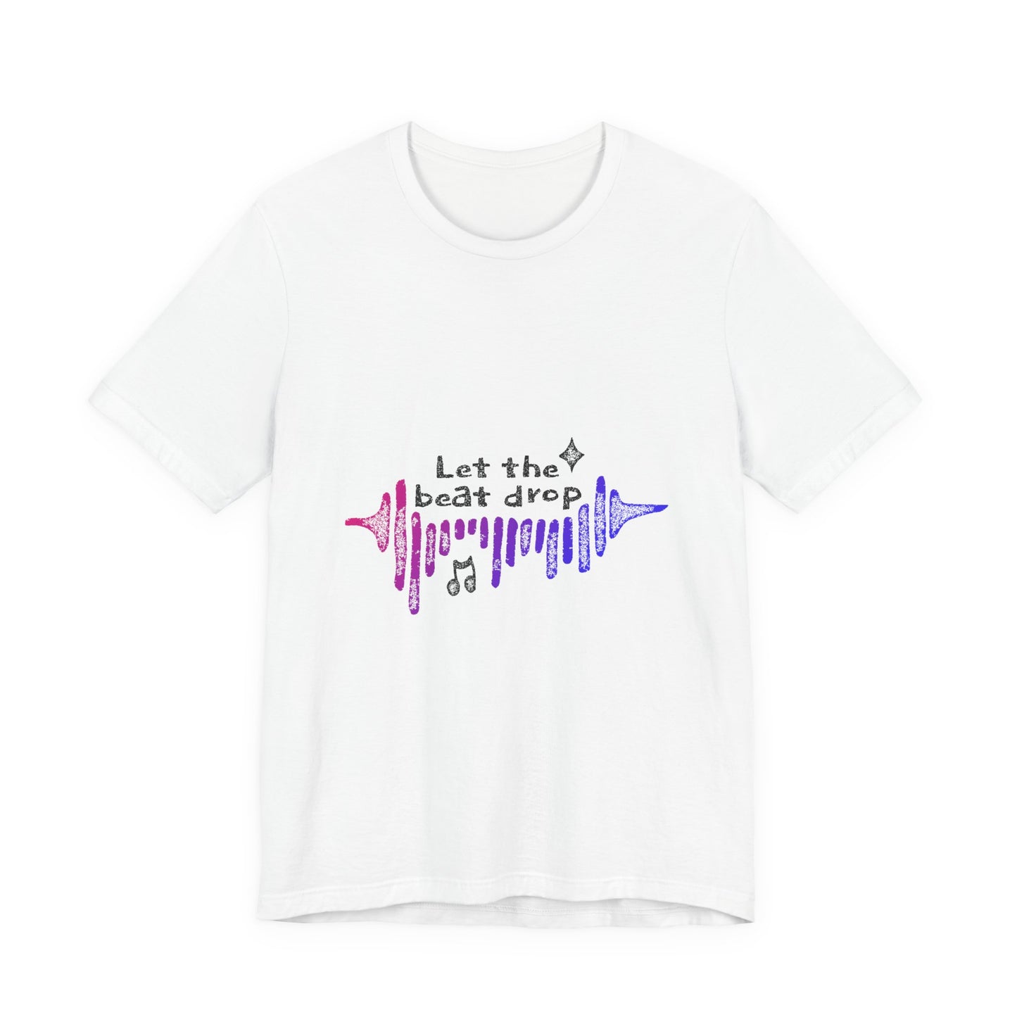 Bold Beats Visualizer Unisex Jersey short sleeve tee