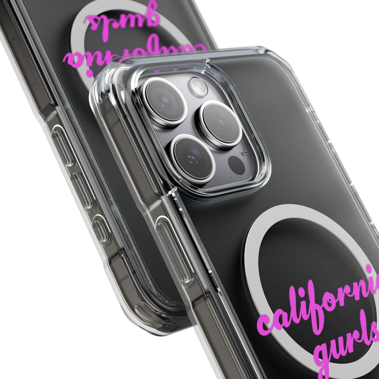 California Script Magnetic Clear Impact cases