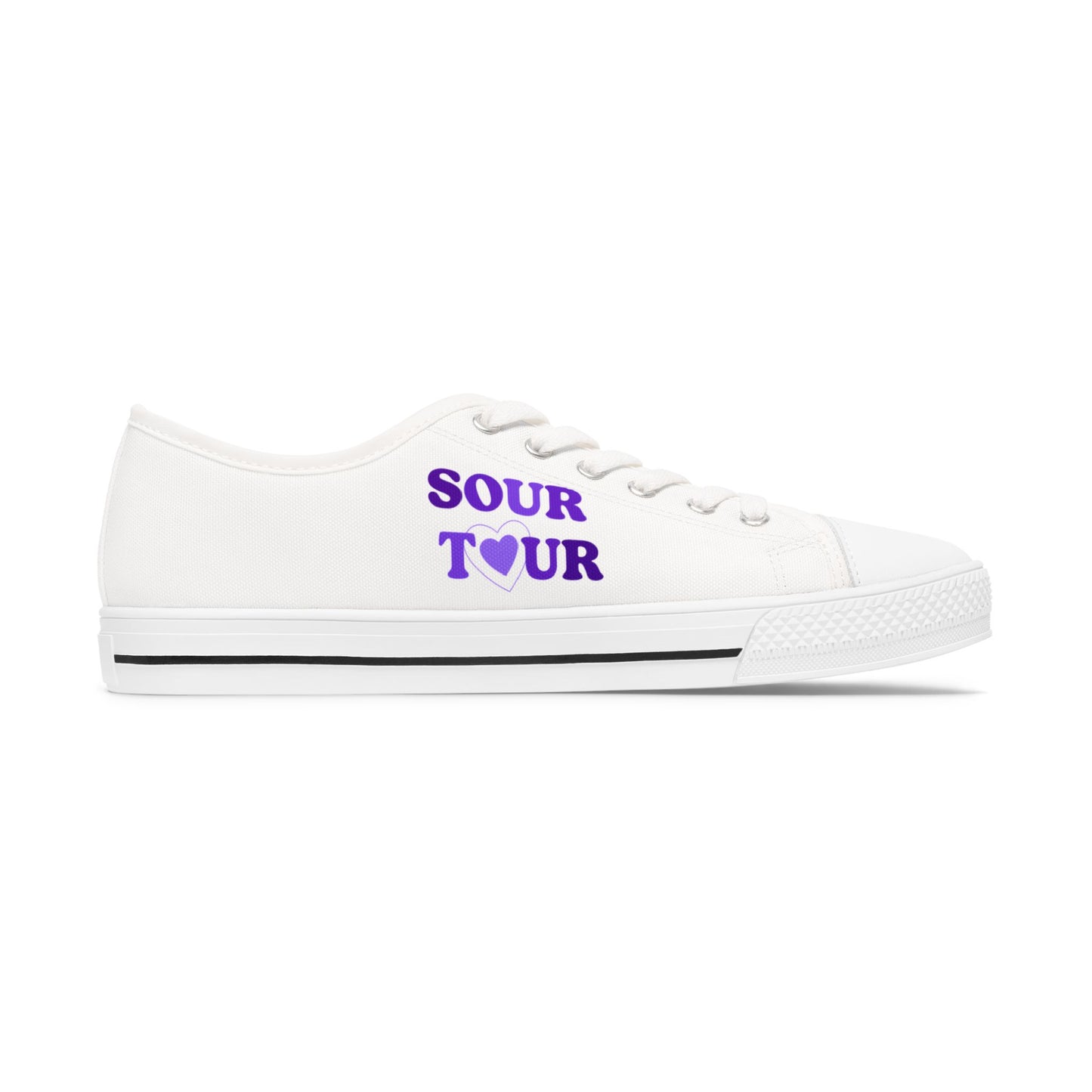 SOUR TOUR Heart – Unisex Low Top Sneakers