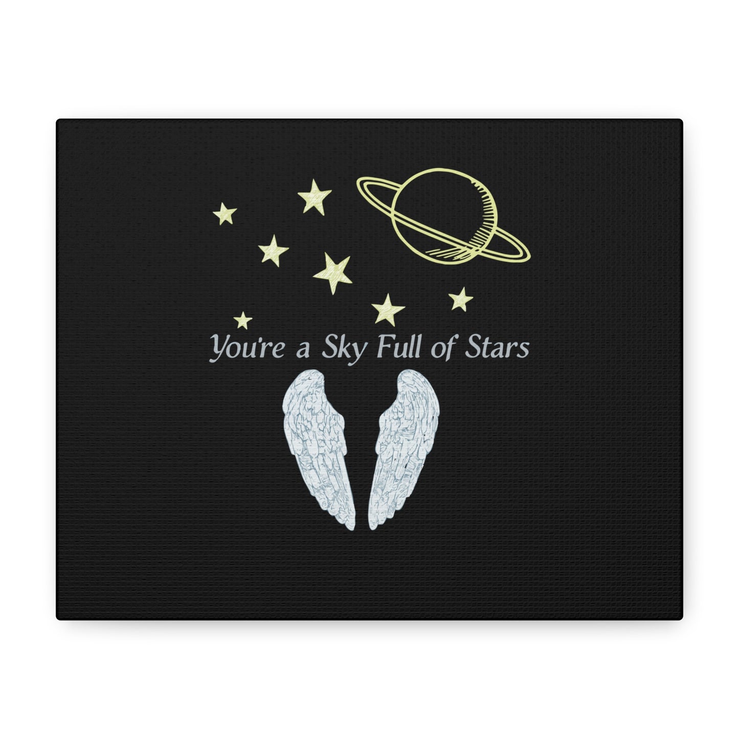 Starry Sky Wings Canvas