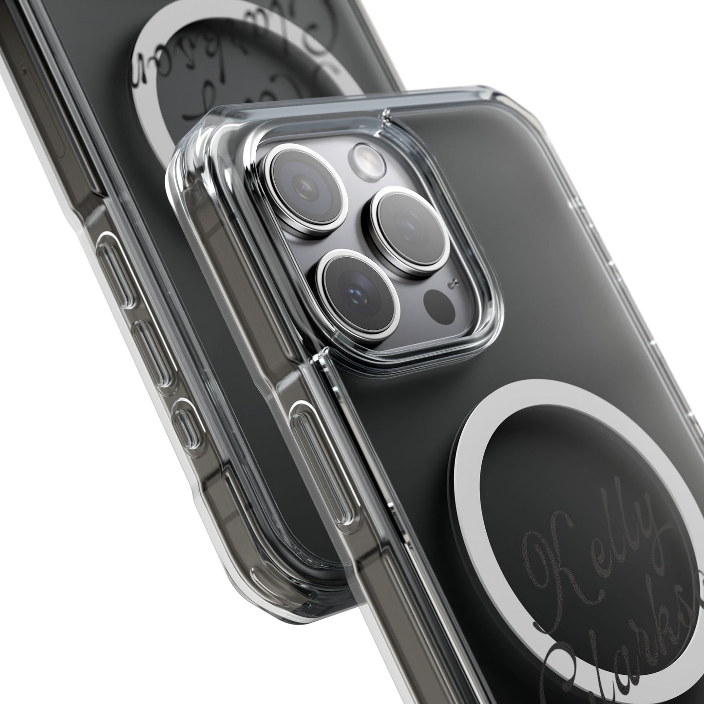 Vinyl Vibes & Good Times Magnetic clear Impact Case