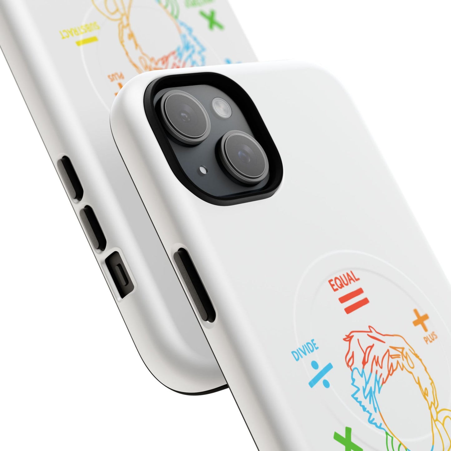 Minimalist Divide Symbol with Brush Tough Magnetic case