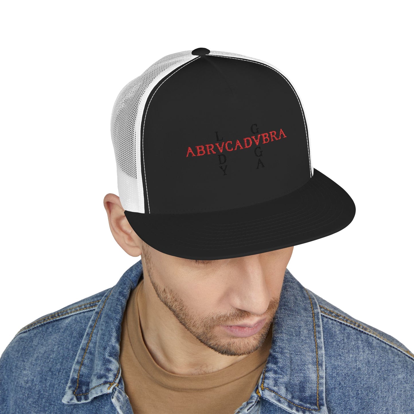 ABRVCADVRA Gothic Snapback trucker Cap