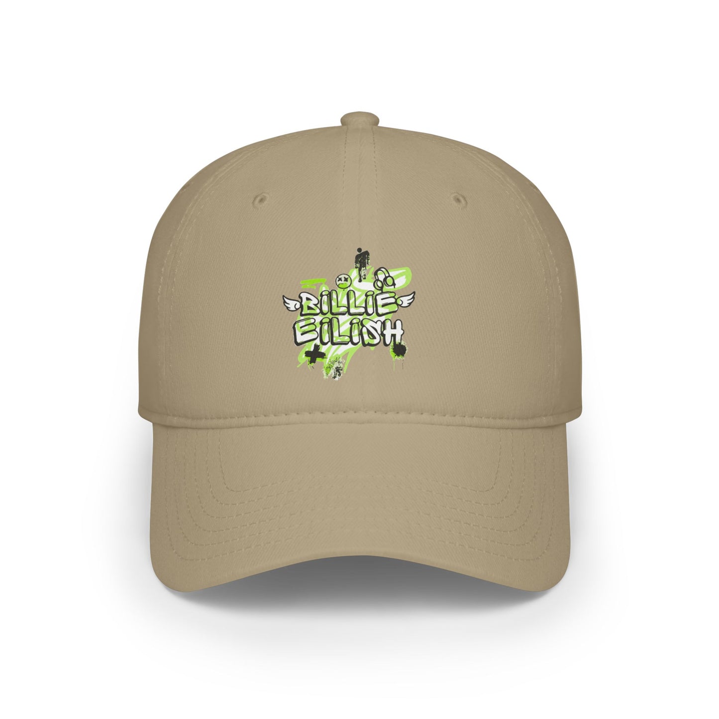 Grunge Angel Graffiti Baseball Cap