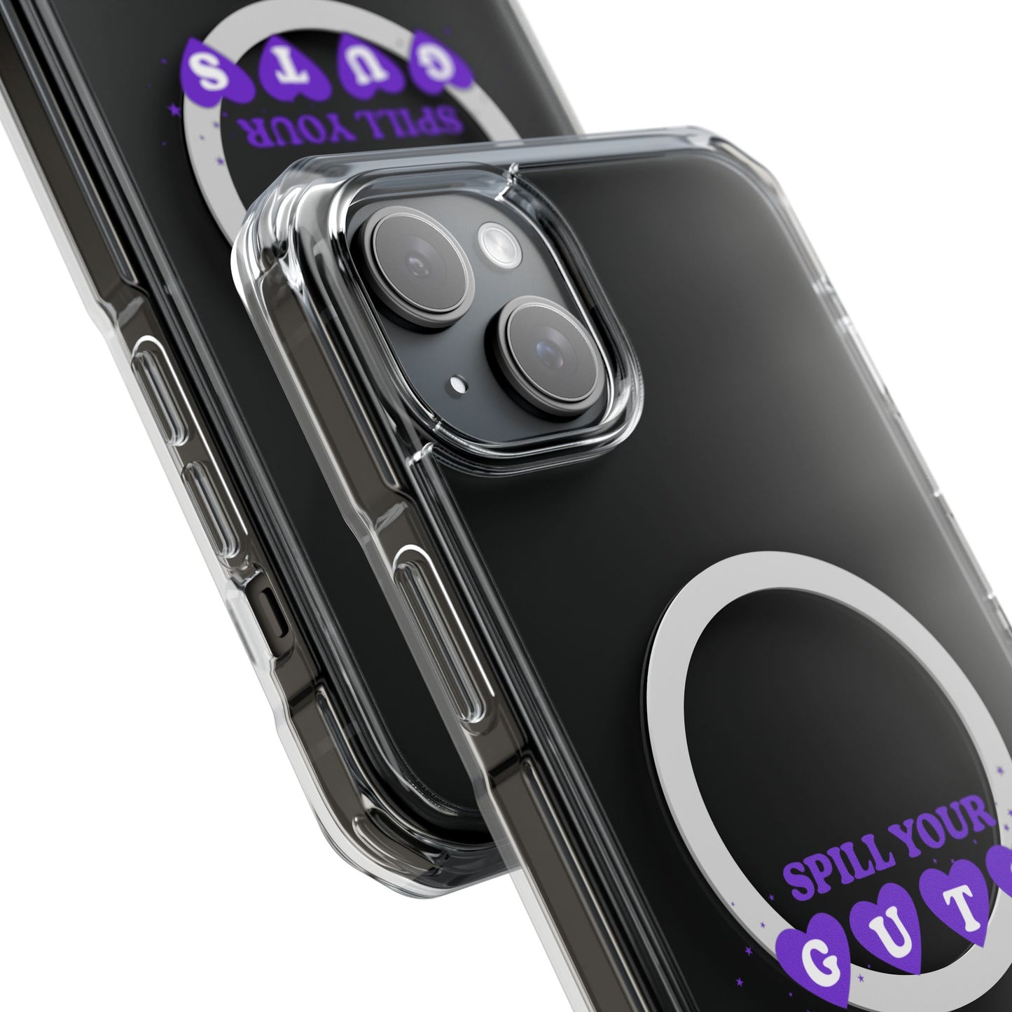 Spill Your Guts Heart Magnetic Clear Impact Case