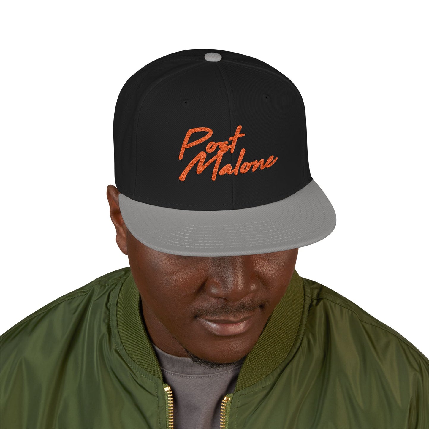 Snapback (Embroidery) – Post Malone Name Design