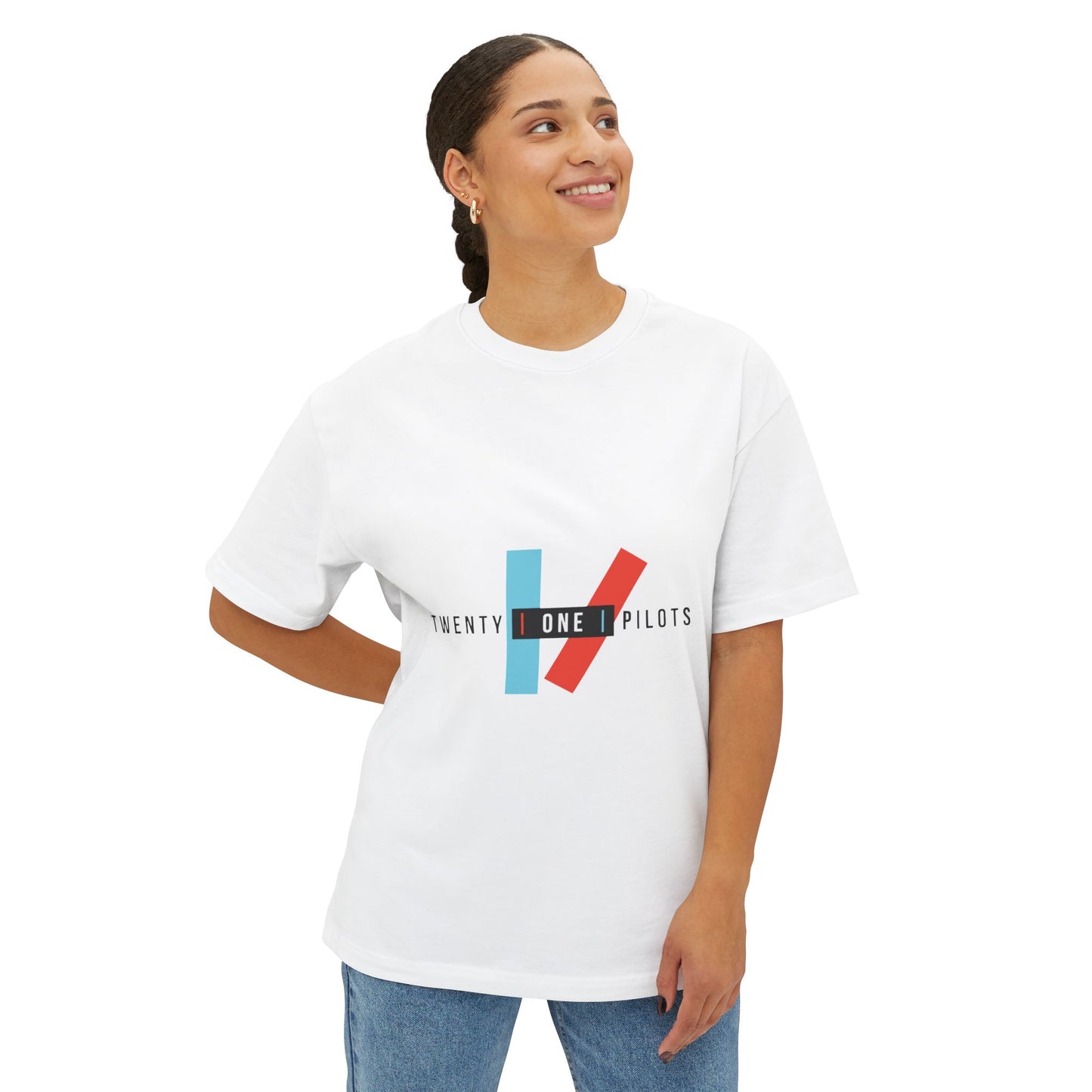 Parallel Vibe Unisex Oversized Boxy Tee
