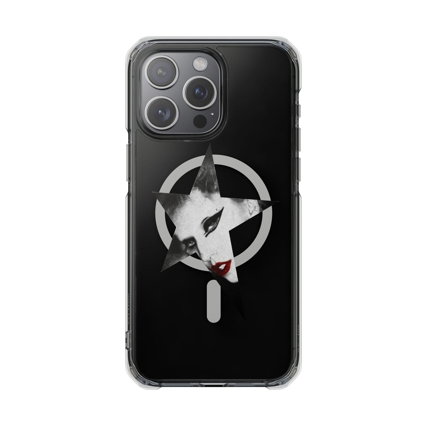Born This Way Star Face Magnetic clear case