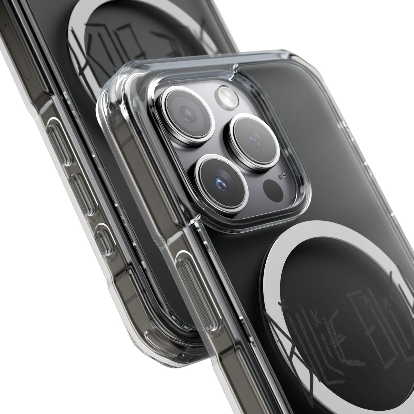 Twisted Ink Font Magnetic Clear Impact Case