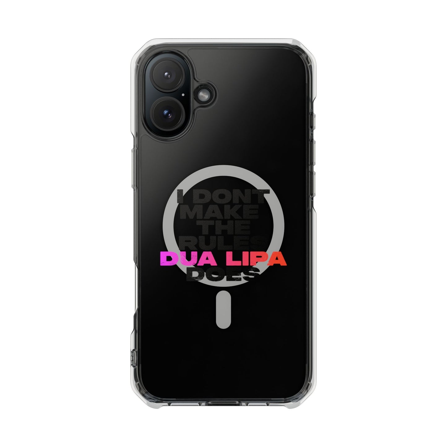 Retro Fade Letter Magnetic Clear Impact case