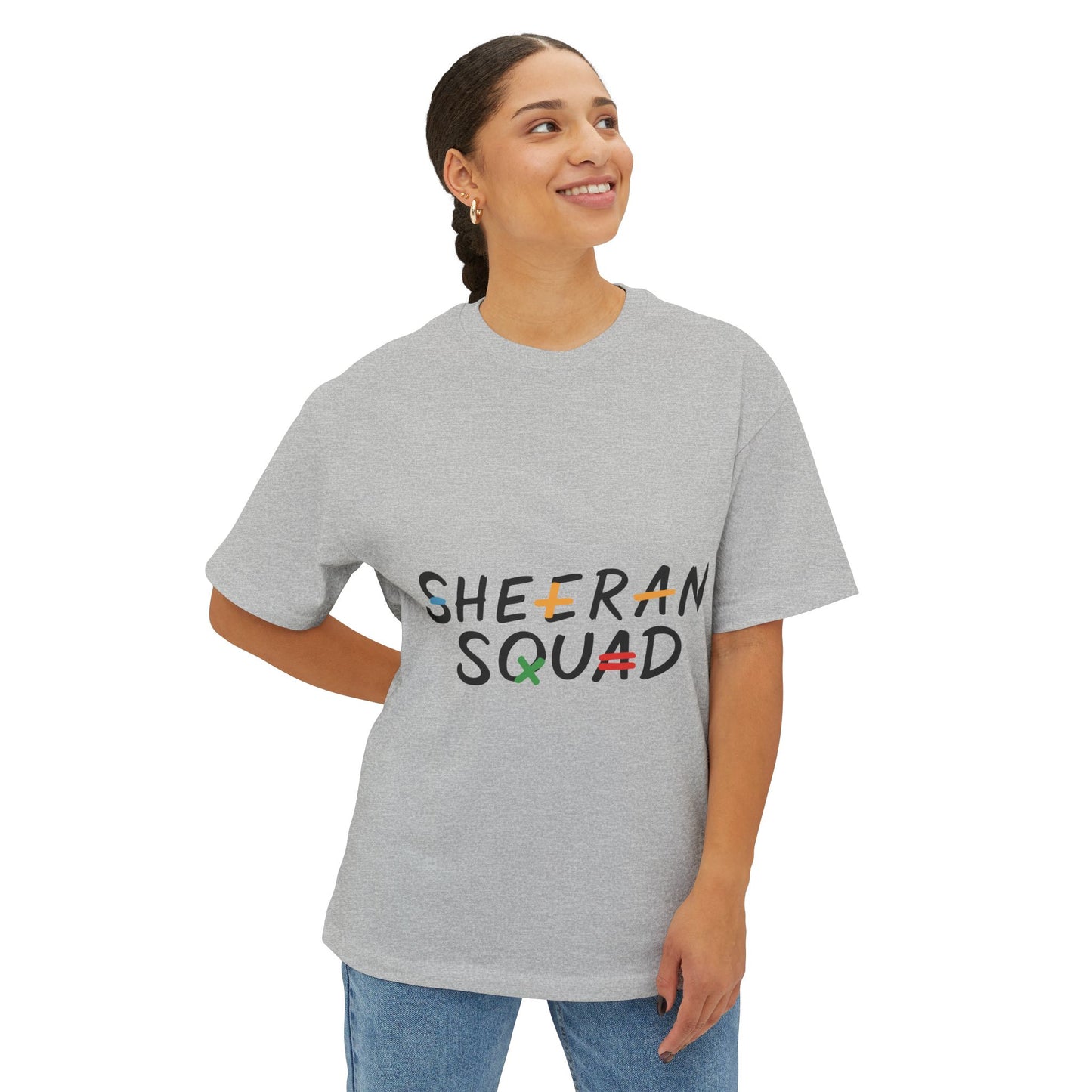 Sheeran Squad Oversized Boxy Tee | SnazzyMerch