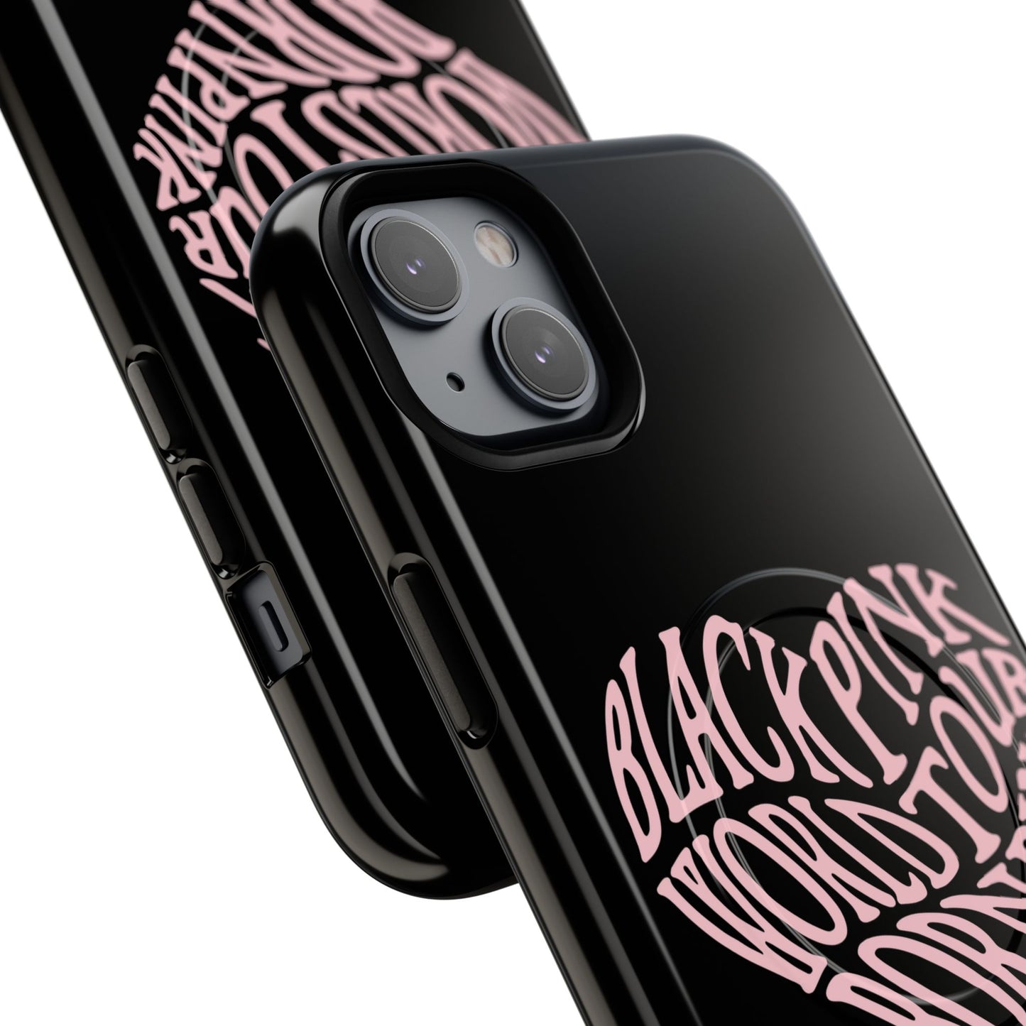 Iphone Born Pink Heart Typography - Tough Magnetic Phone Case