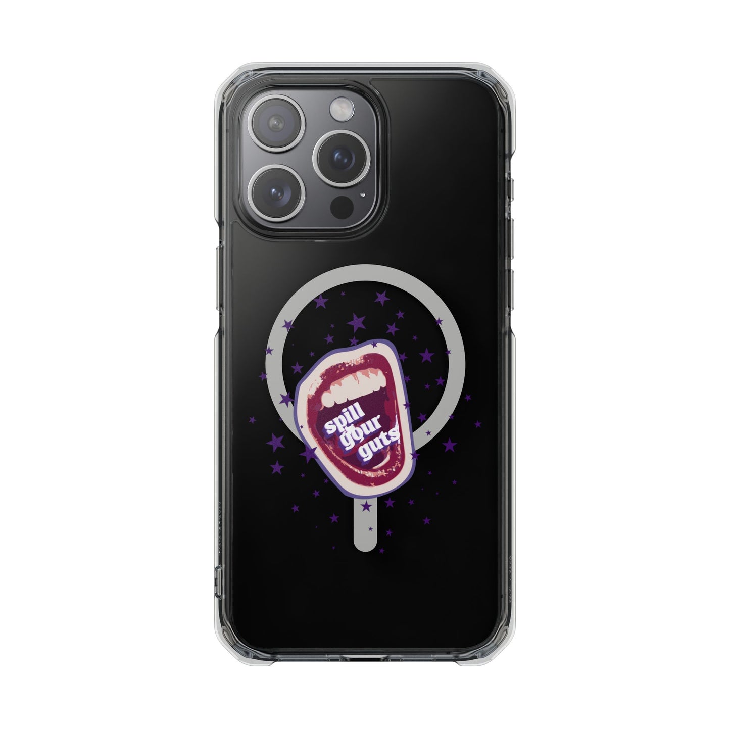 Spill Your Guts Scream Magnetic Clear Impact Case