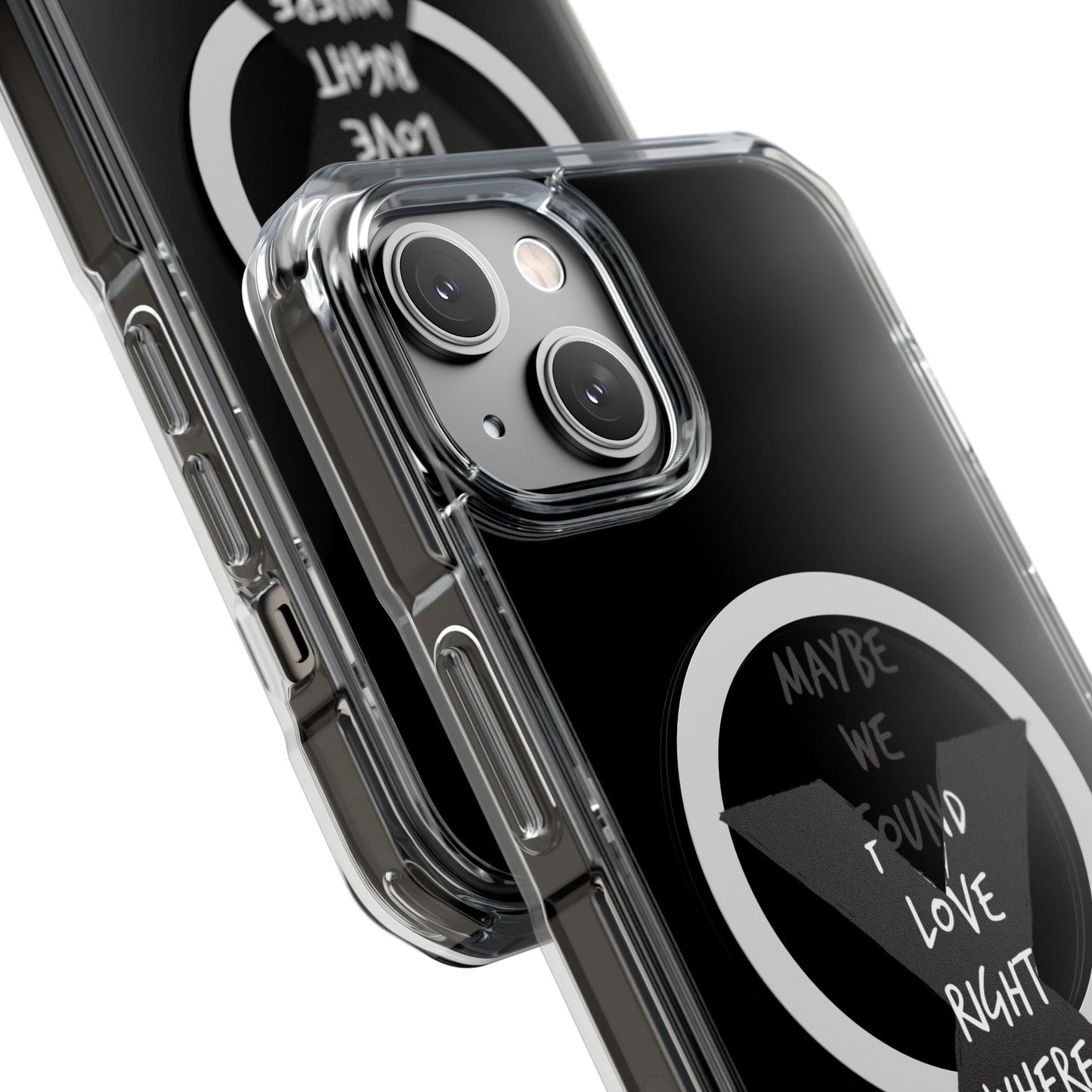 Abstract Paw and Brush Stroke Magnetic Clear Impact Case